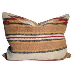 Navajo Indian Weaving Bolster Pillows -Pair