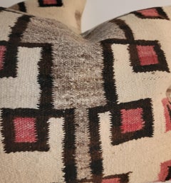Navajo Indian Weaving Bolster Pillows -Pair