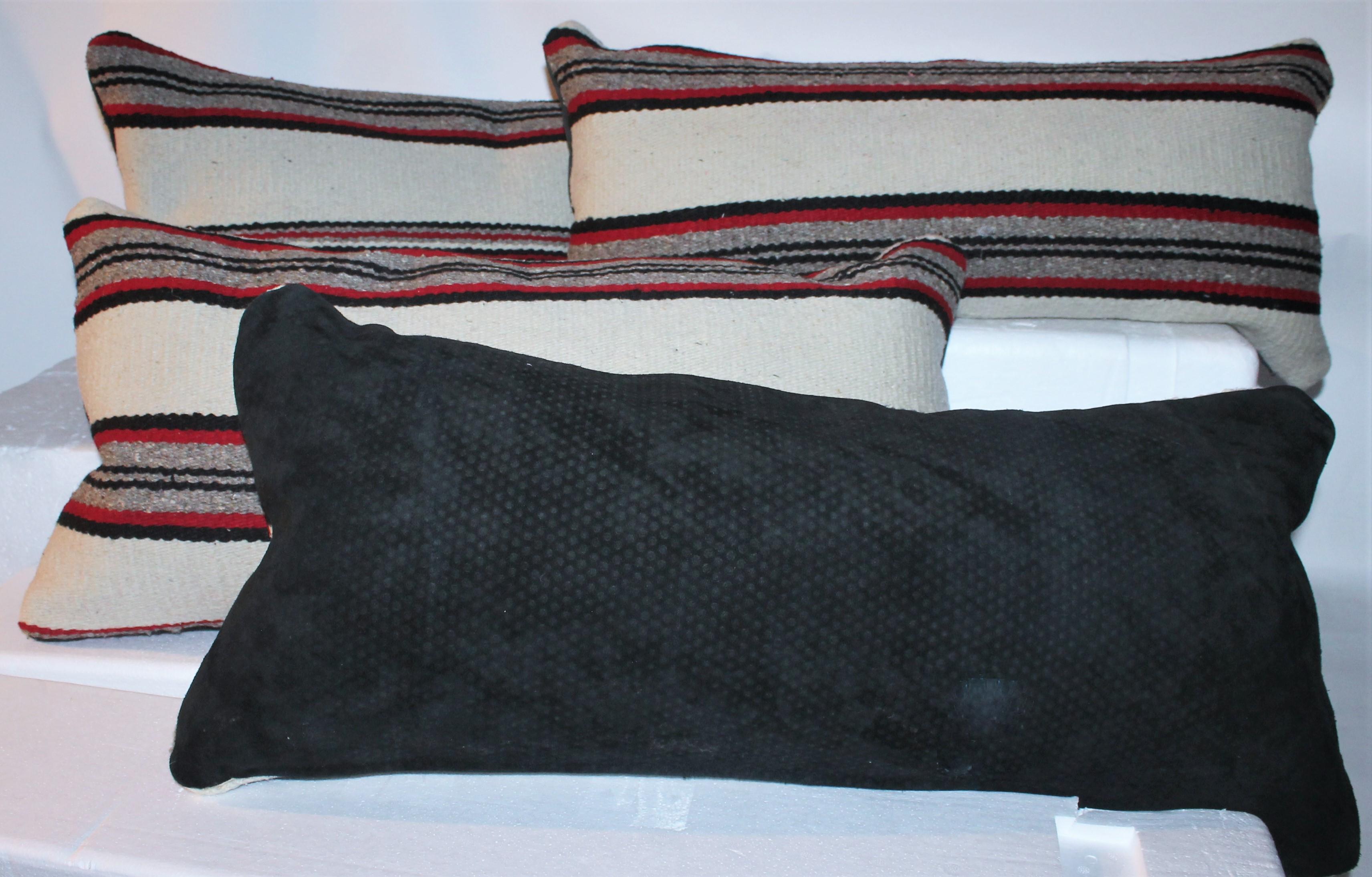 Lana Cuscini bolster a tessitura indiana Navajo / Coppia in vendita