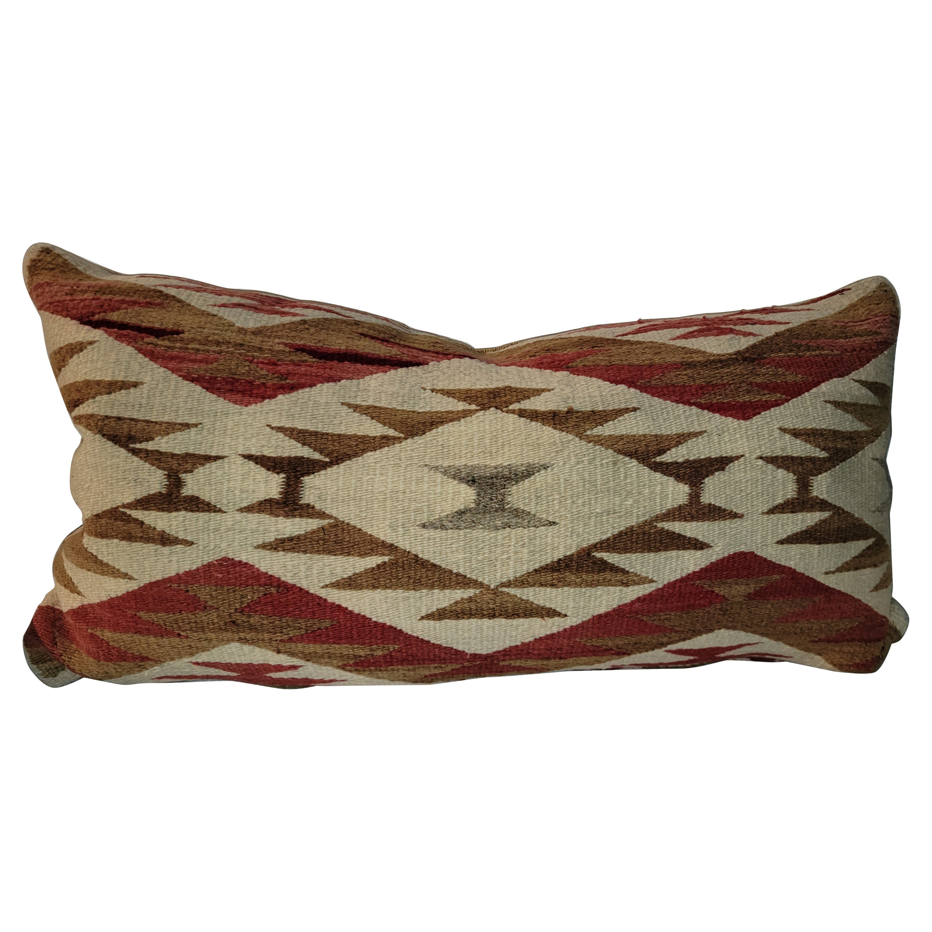 Navajo Indian Weaving Eye Dazzler Bolster Pillow