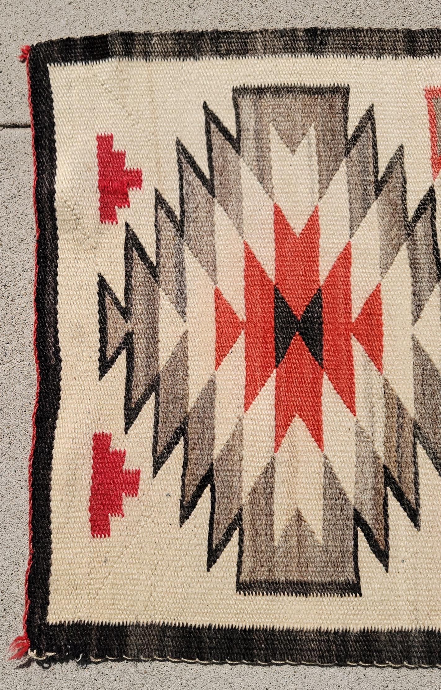 American Navajo Indian Weaving  Eye Dazzler