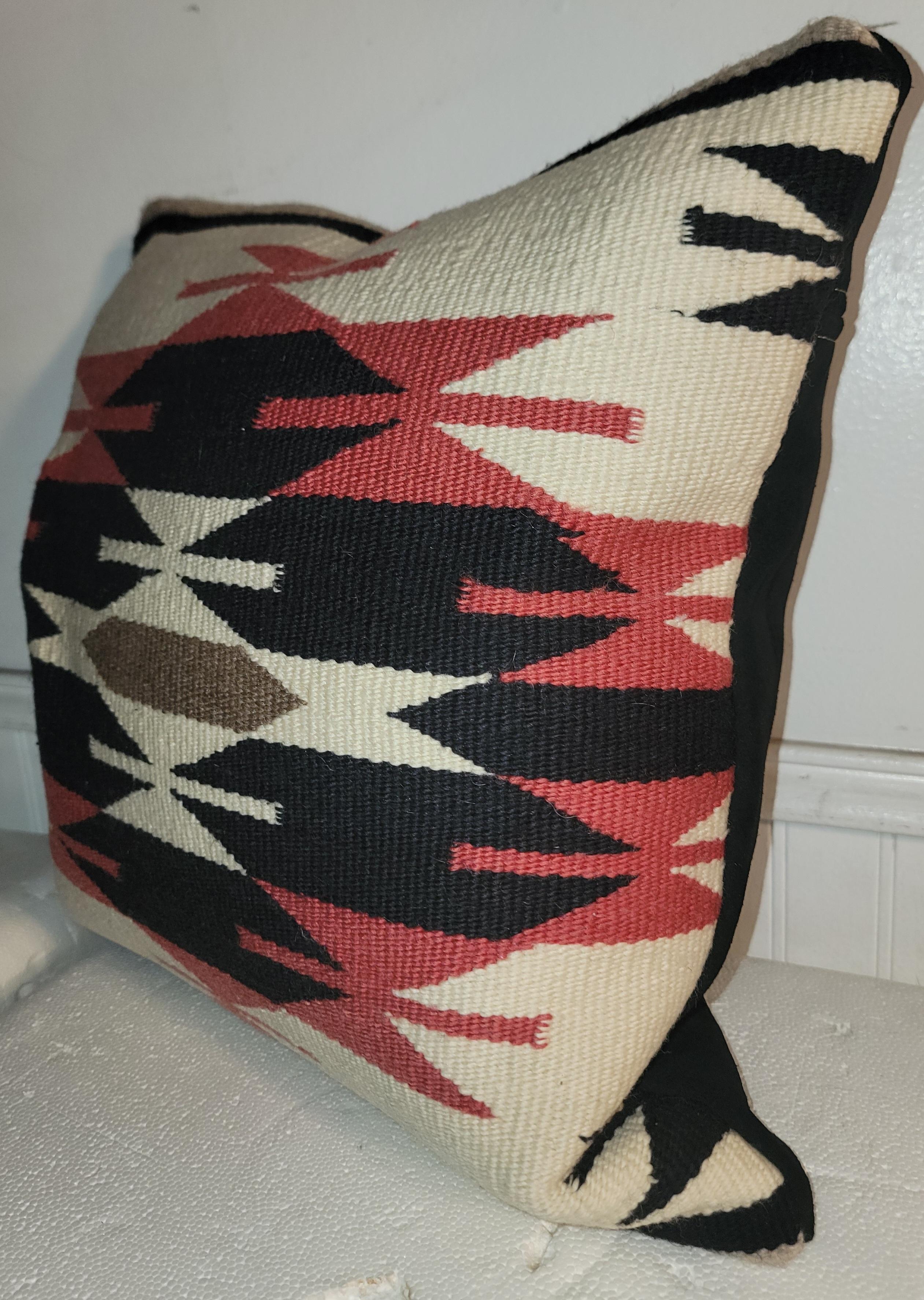 Stile Adirondack Cuscino Navajo Indian Weaving Eye Dazzler in vendita