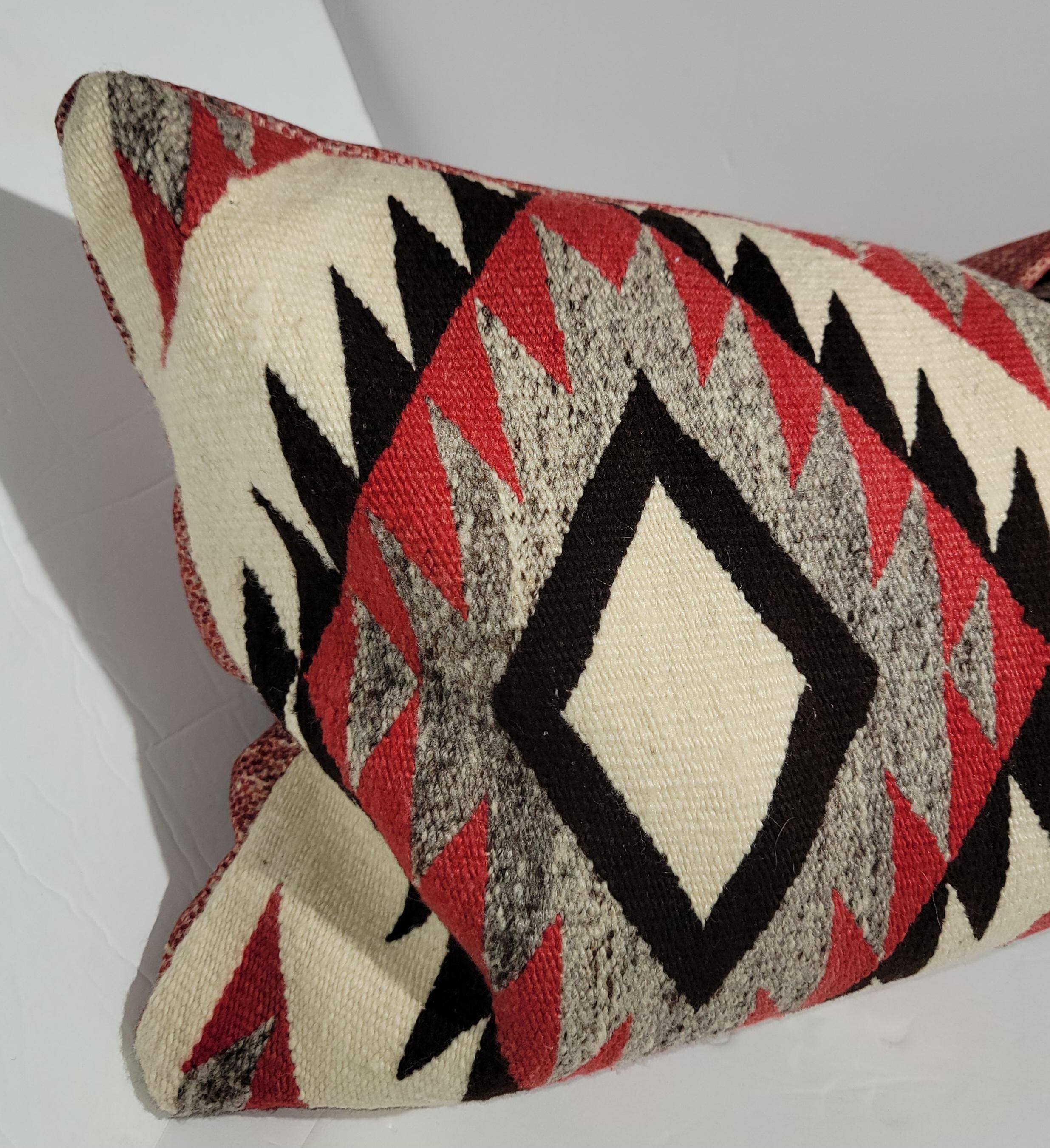 Americano Cuscino Navajo Indian Weaving Eye Dazzler in vendita