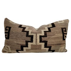 Antique Navajo Indian Weaving Eye Dazzler Pillow