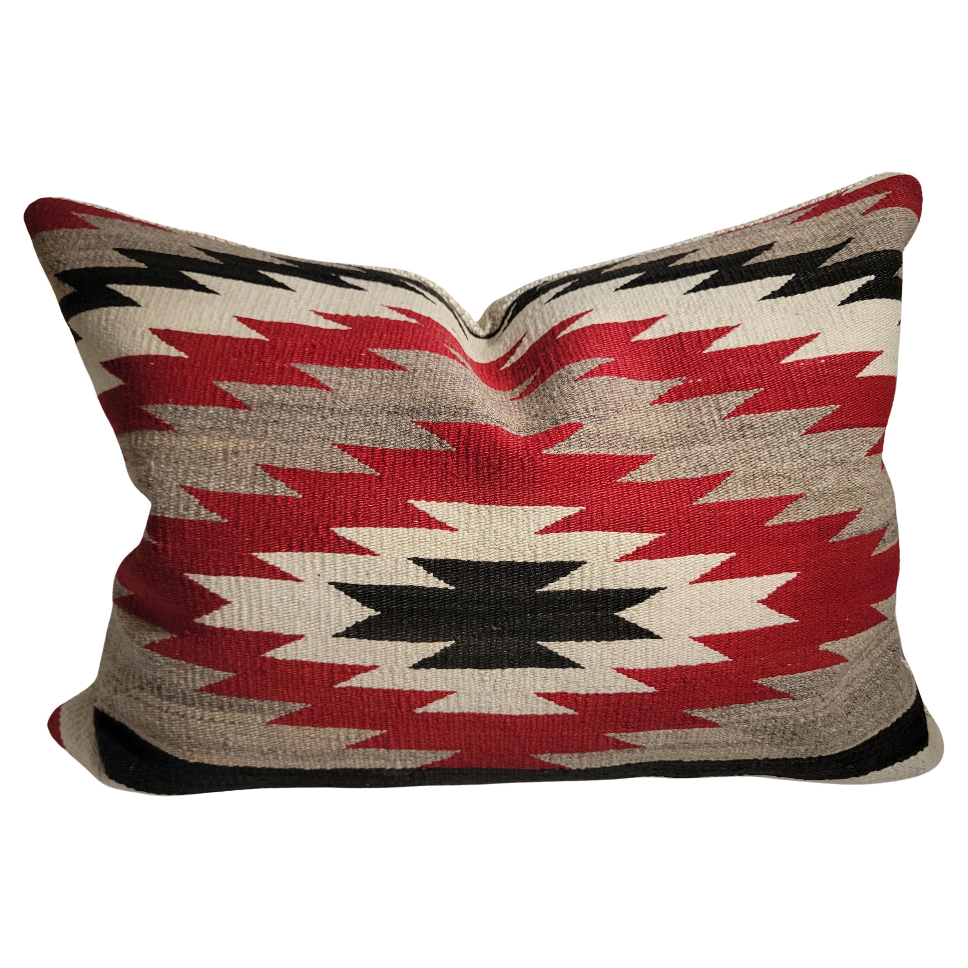 Navajo Indian Weaving Eye Dazzler Pillow