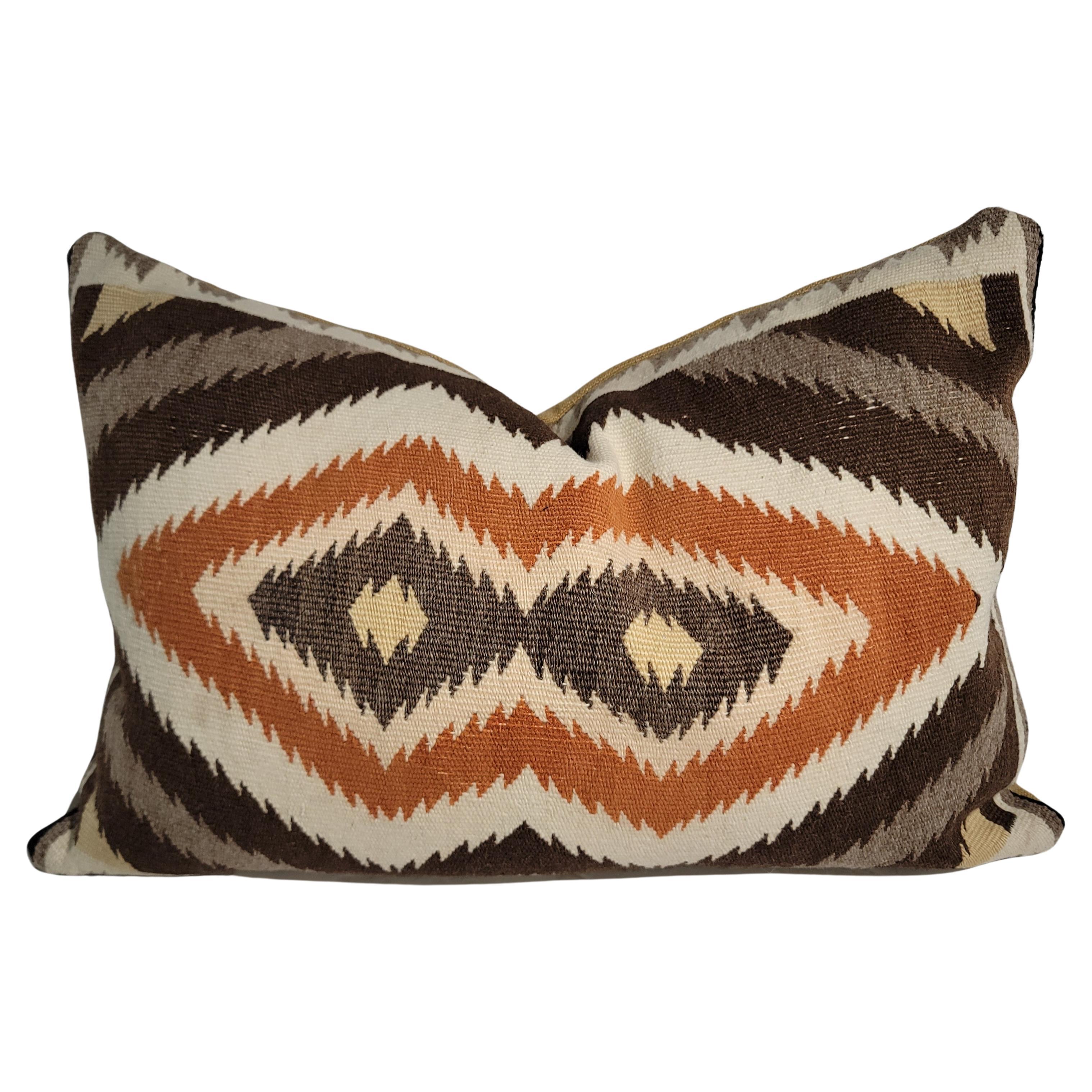 Navajo Indian Weaving Eye Dazzler Pillow