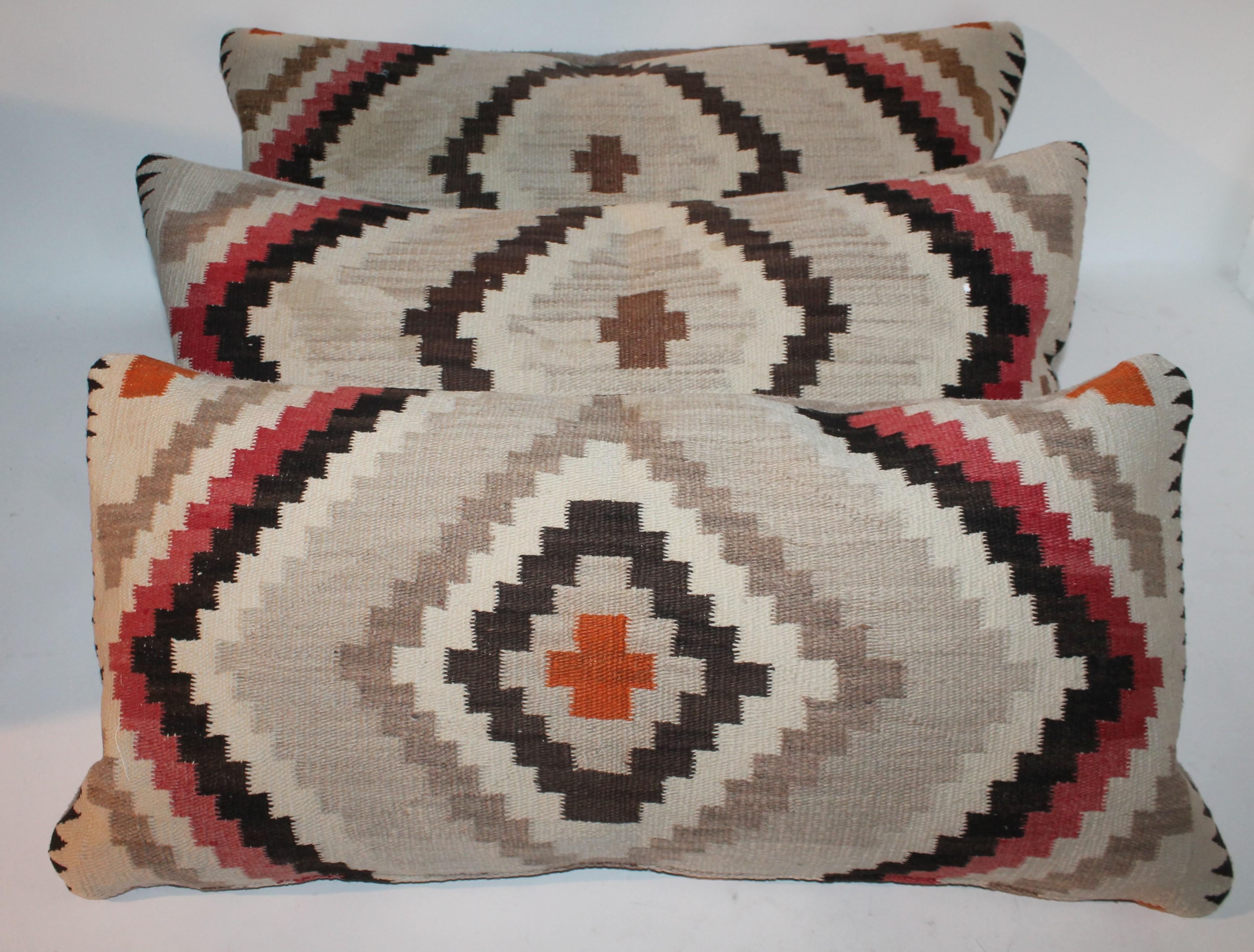 Adirondack Navajo Indian Weaving Eye Dazzler Pillows