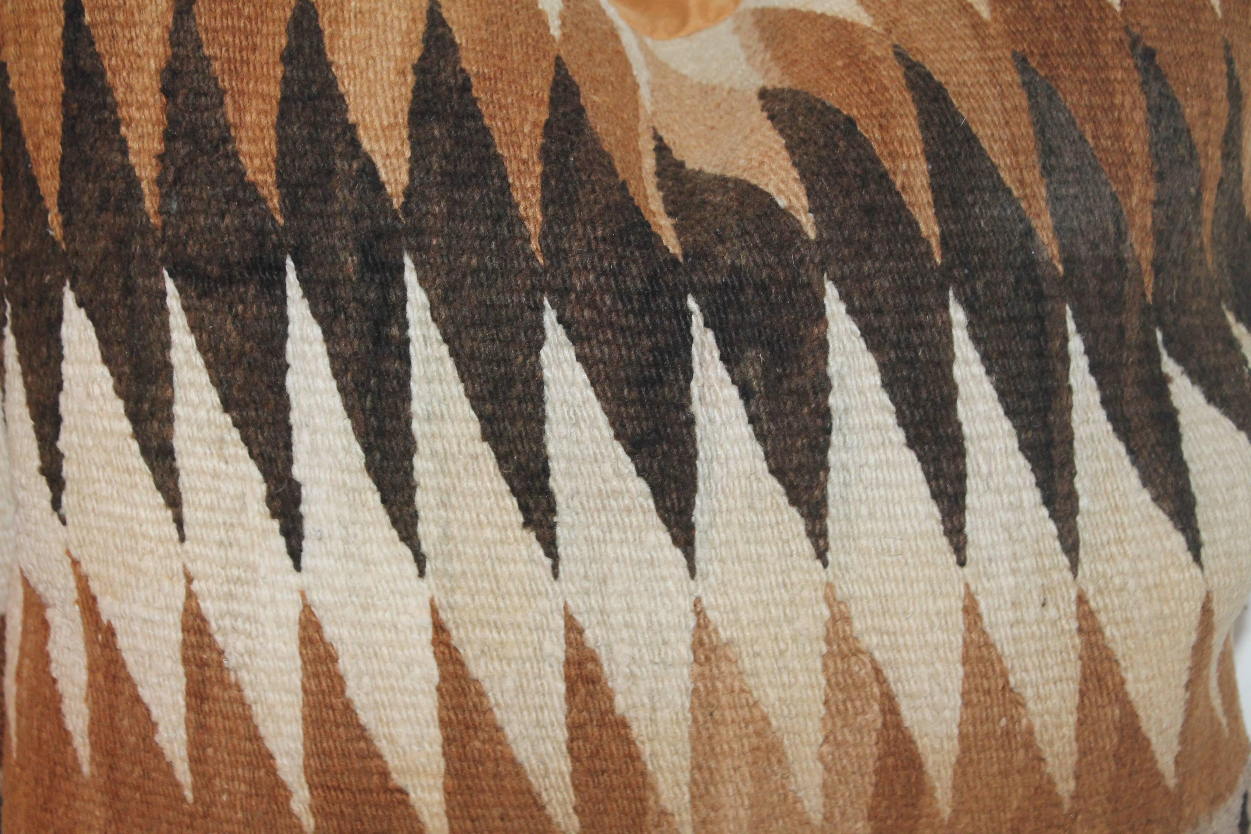 American Navajo Indian Weaving Eye Dazzler Pillows