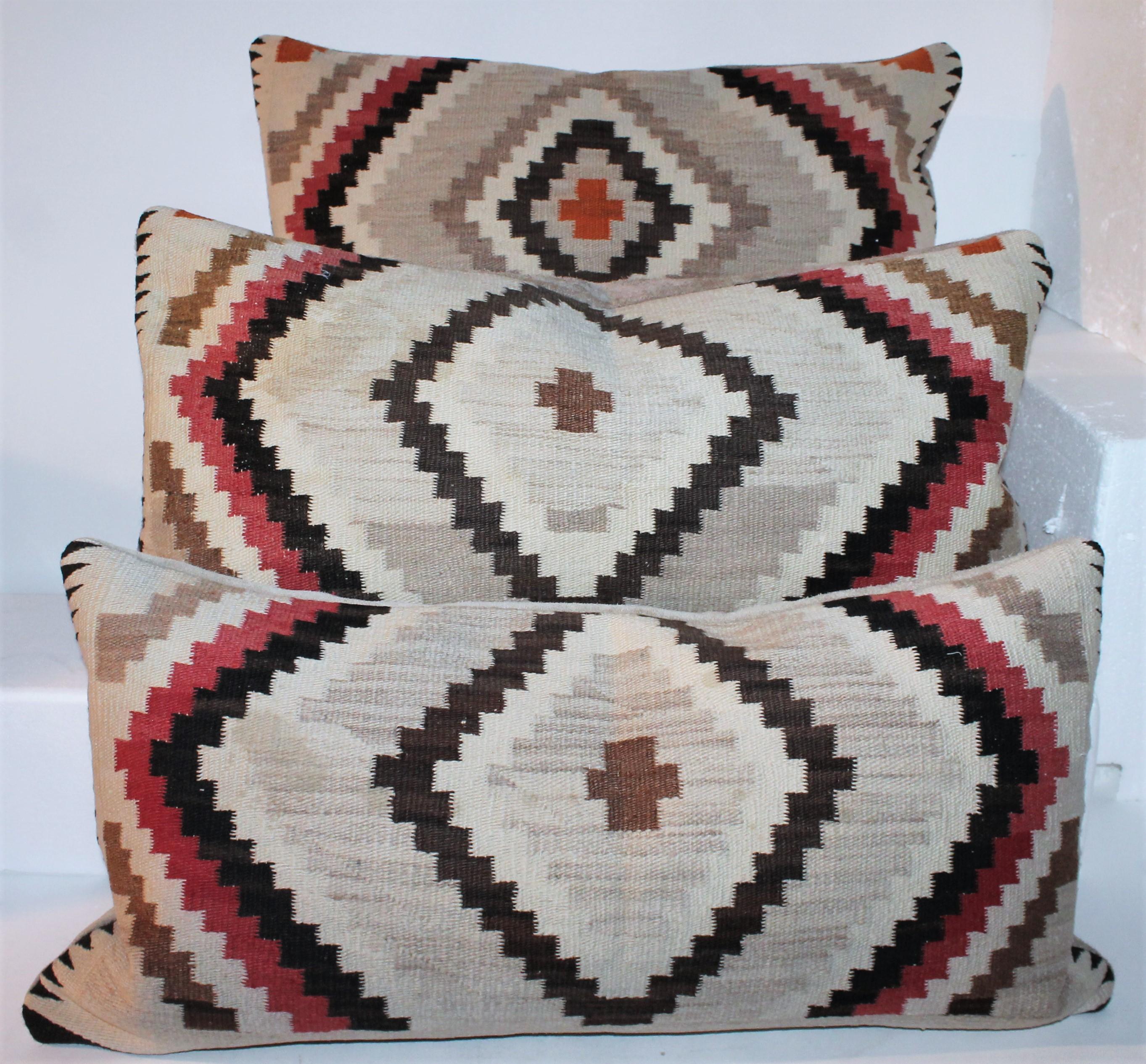 American Navajo Indian Weaving Eye Dazzler Pillows