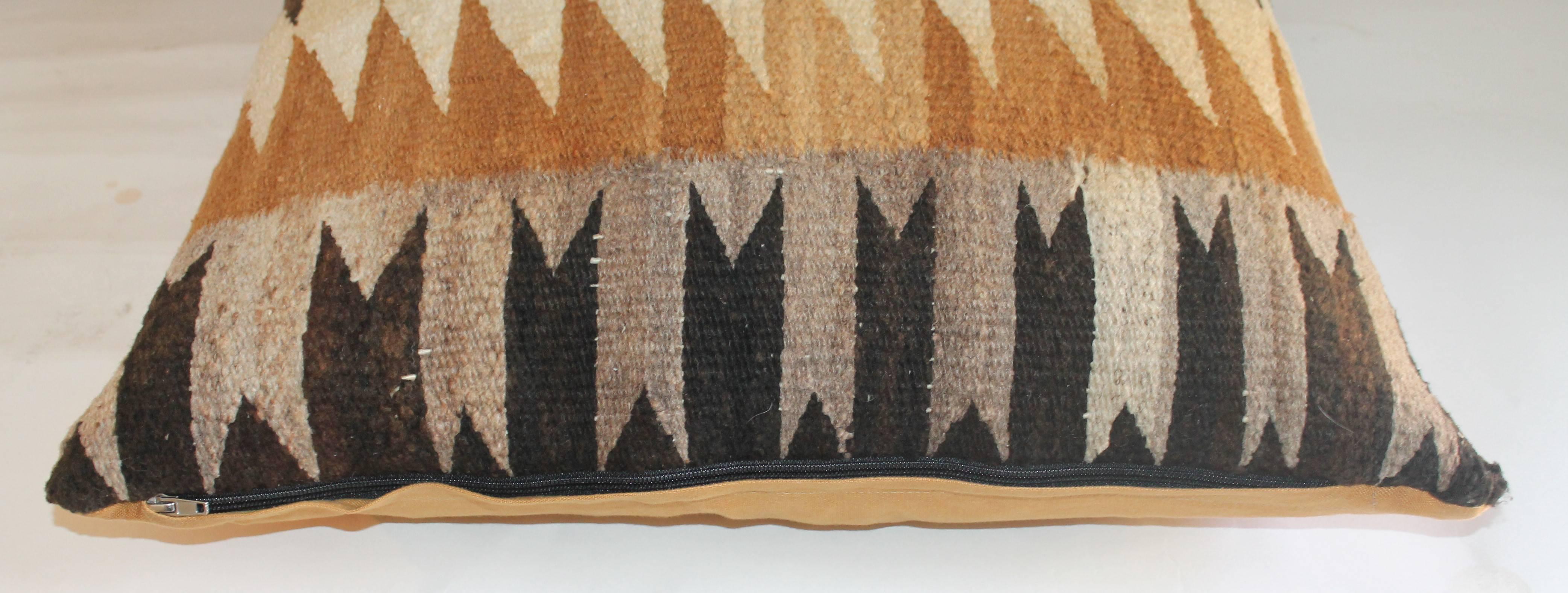 Hand-Woven Navajo Indian Weaving Eye Dazzler Pillows