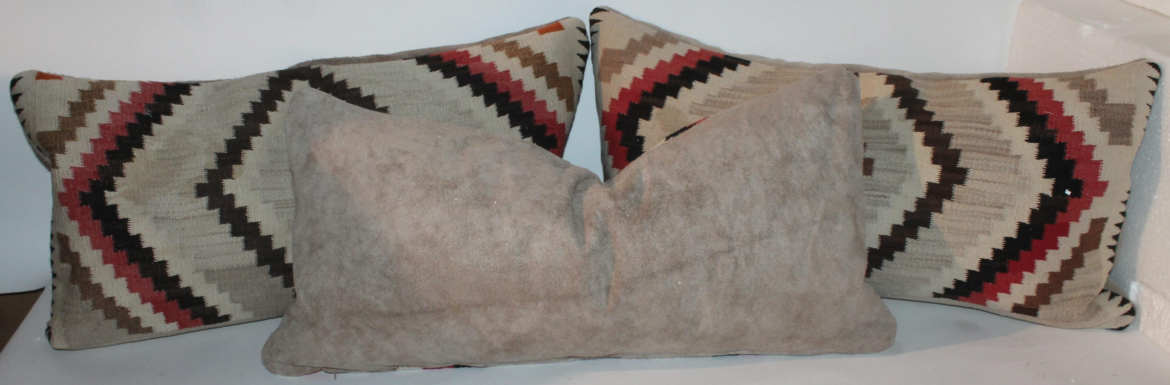 Hand-Crafted Navajo Indian Weaving Eye Dazzler Pillows