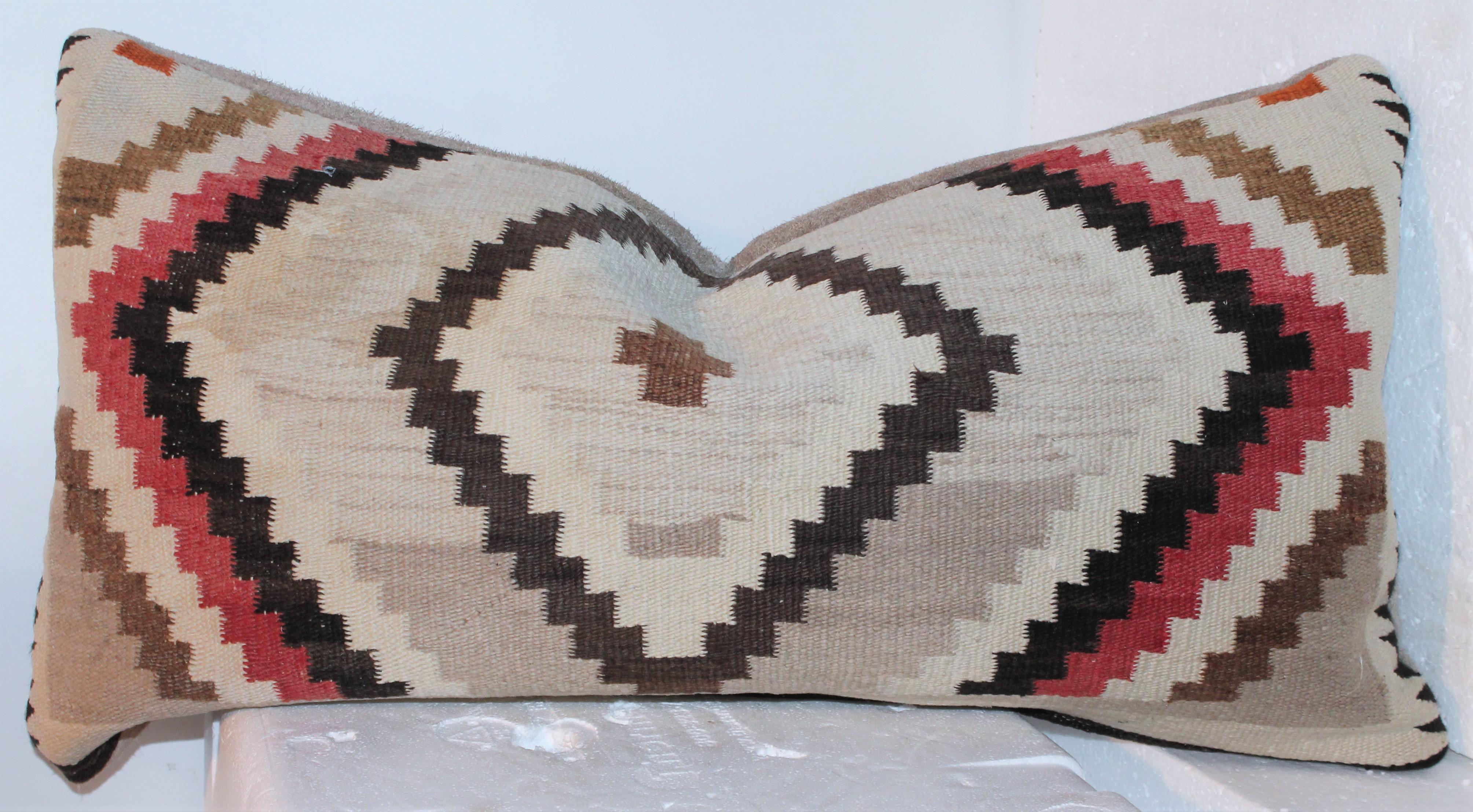 20th Century Navajo Indian Weaving Eye Dazzler Pillows