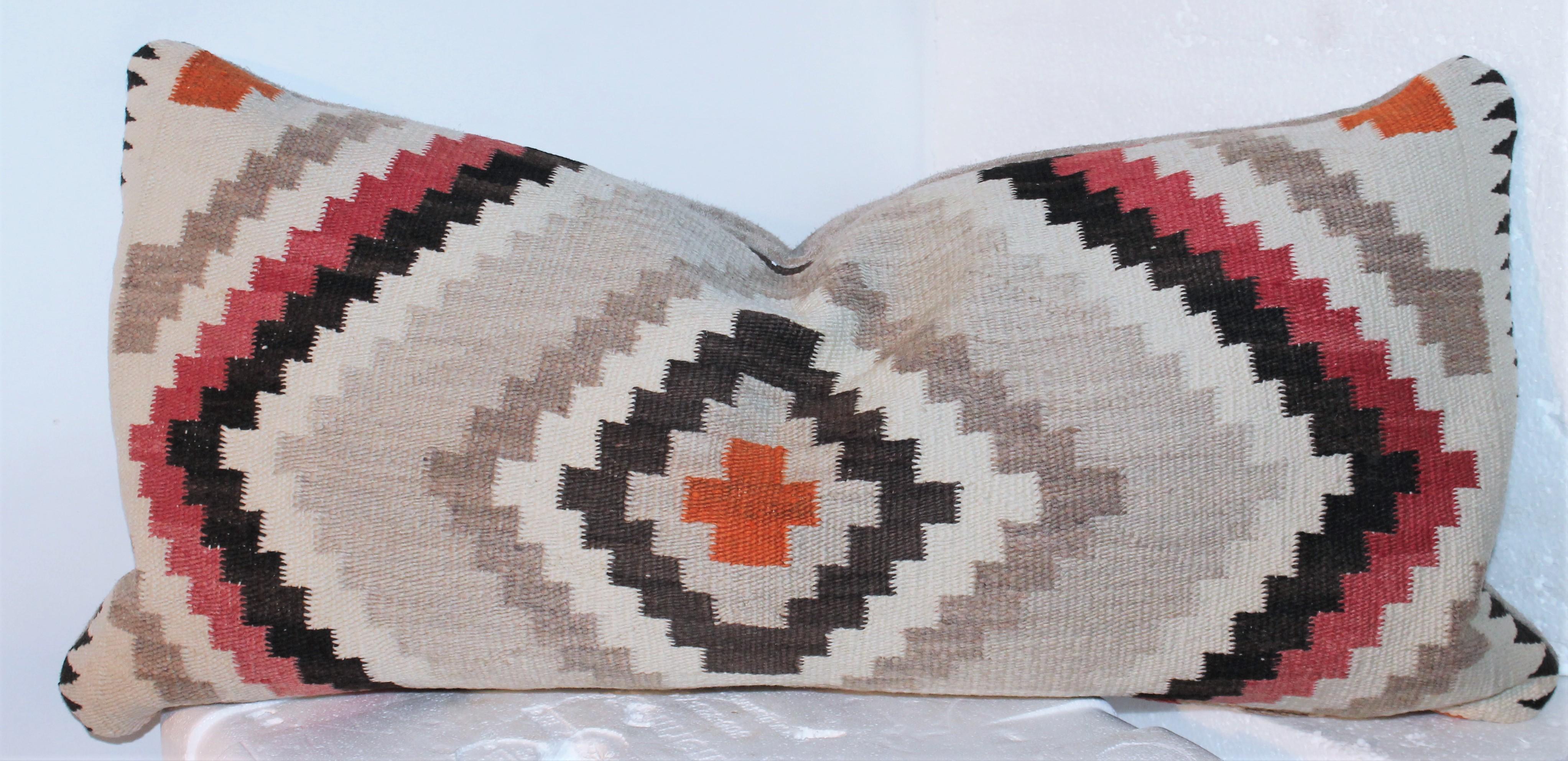 Wool Navajo Indian Weaving Eye Dazzler Pillows