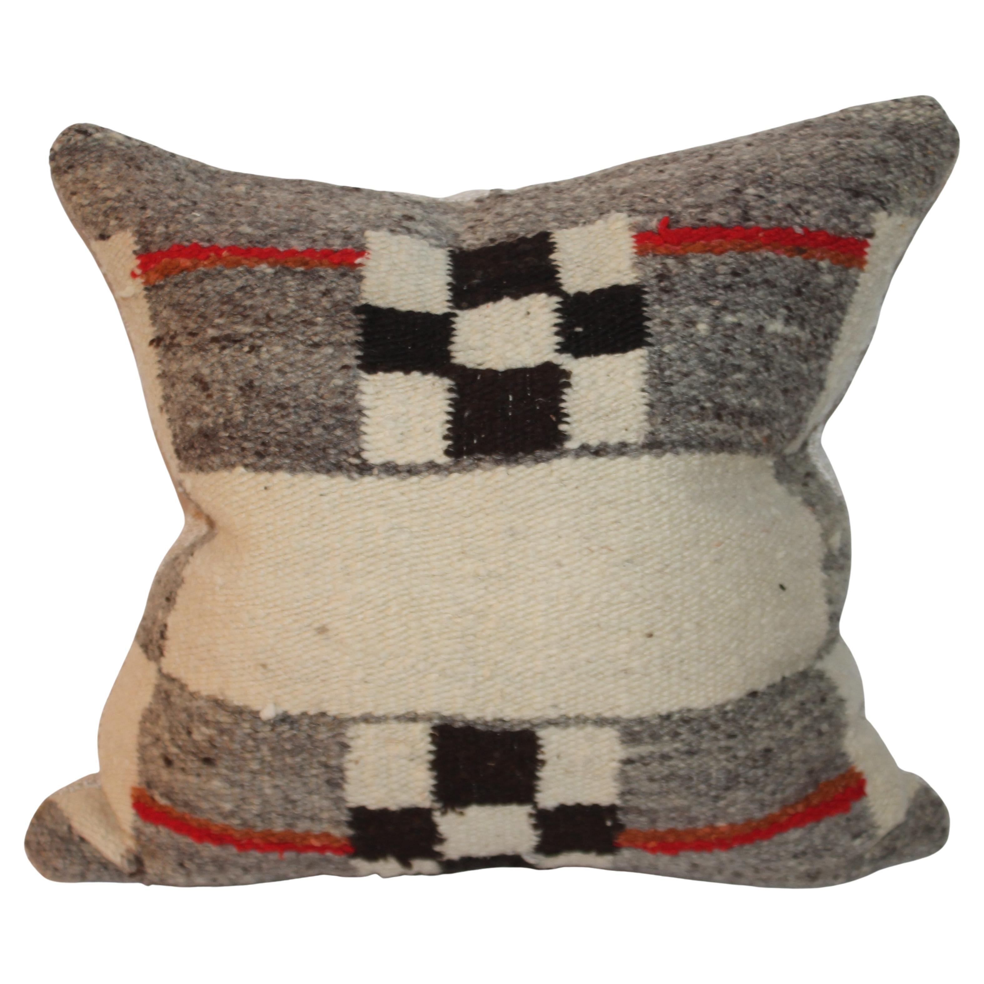 Navajo Indian Weaving Folky Pillow