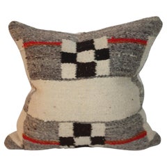 Vintage Navajo Indian Weaving Folky Pillow