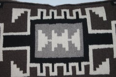Navajo Indian Weaving Geometric Bolster Pillow