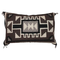 Navajo Indian Weaving Geometric Bolster Pillow