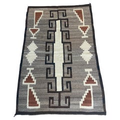 Navajo Indian Weaving in a Storm Pattern