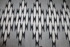 Navajo Indian Weaving in Black and White