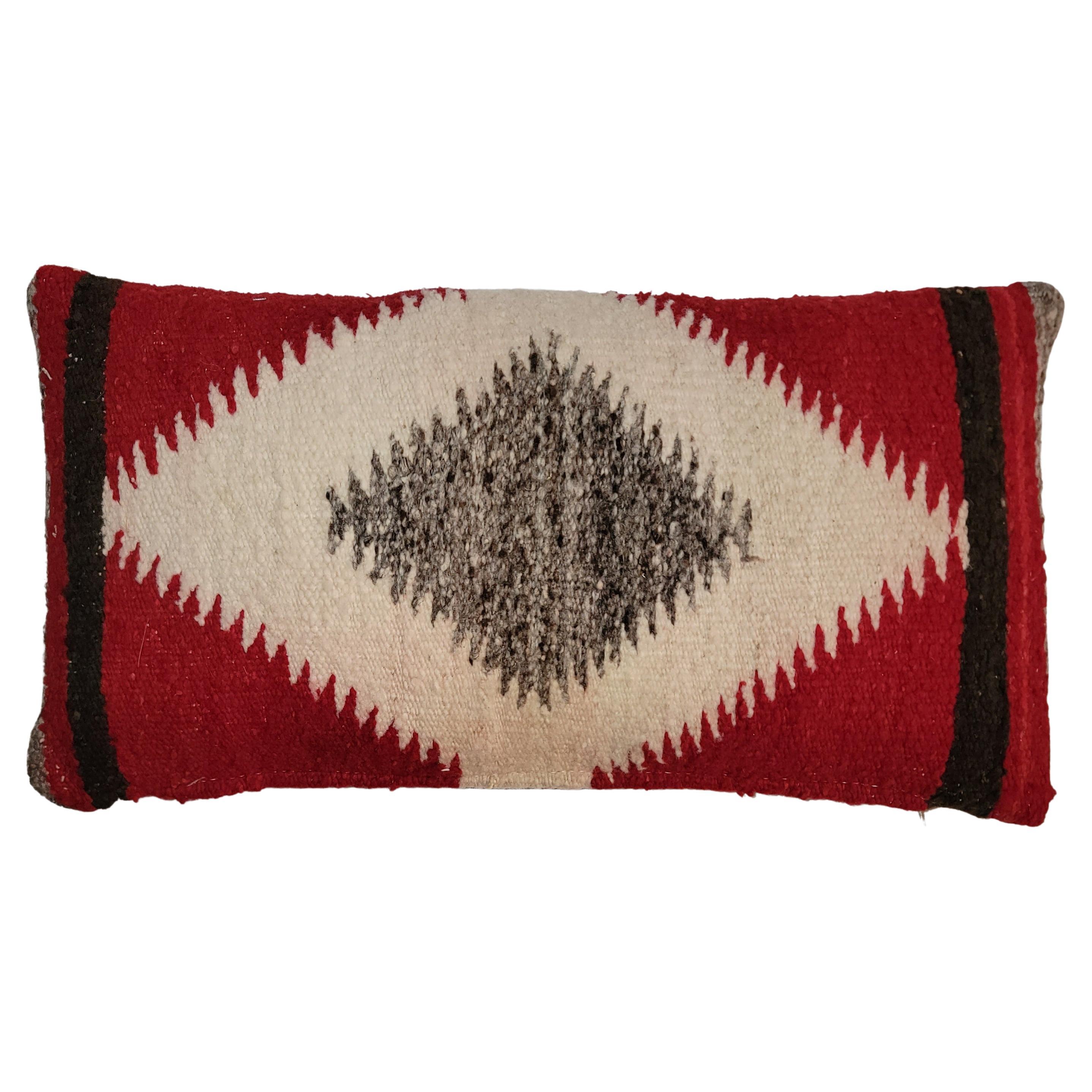 Navajo Indian Weaving Kidney Pillow