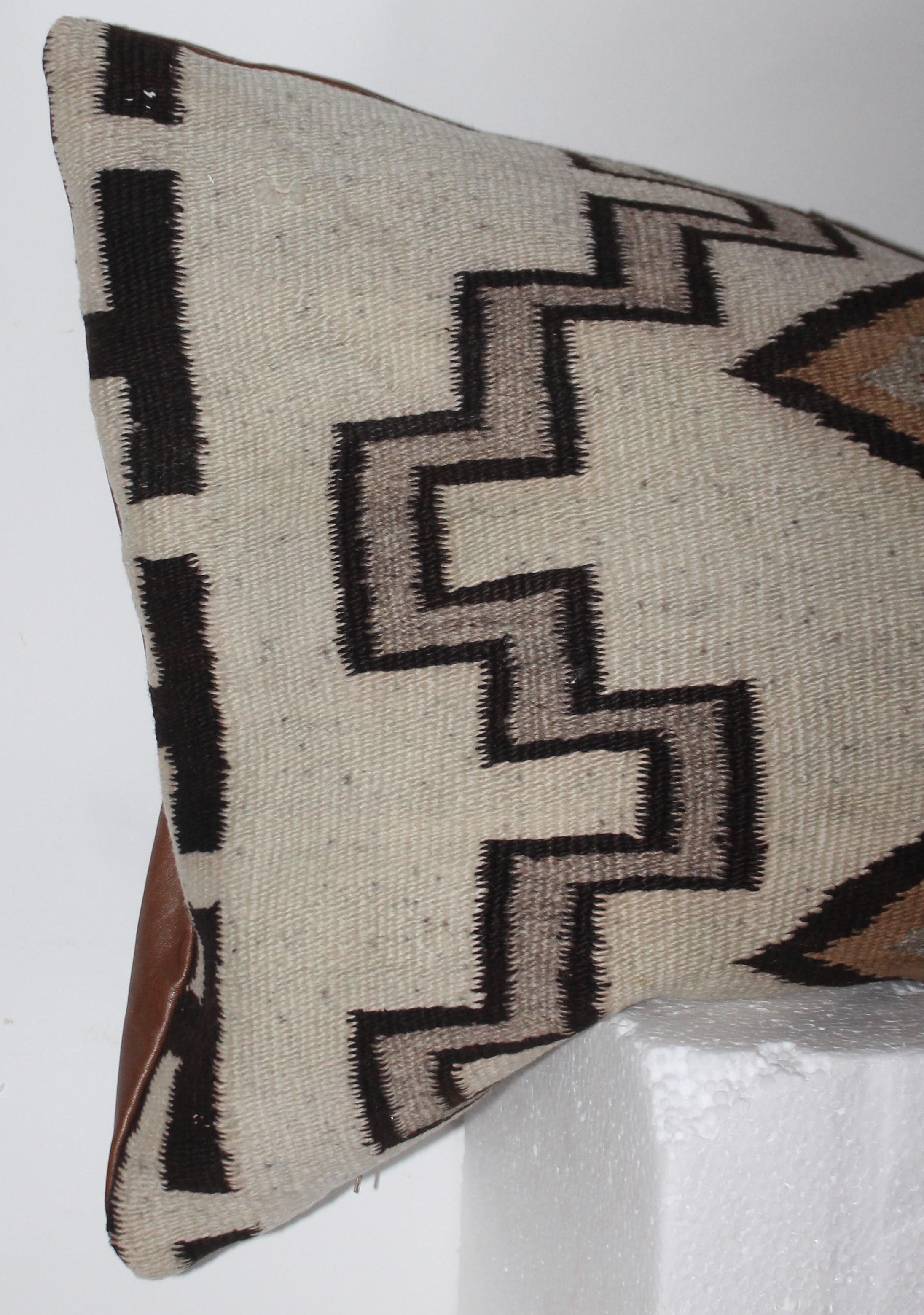 Adirondack Navajo Indian Weaving Lg. Bolster Pillow #2