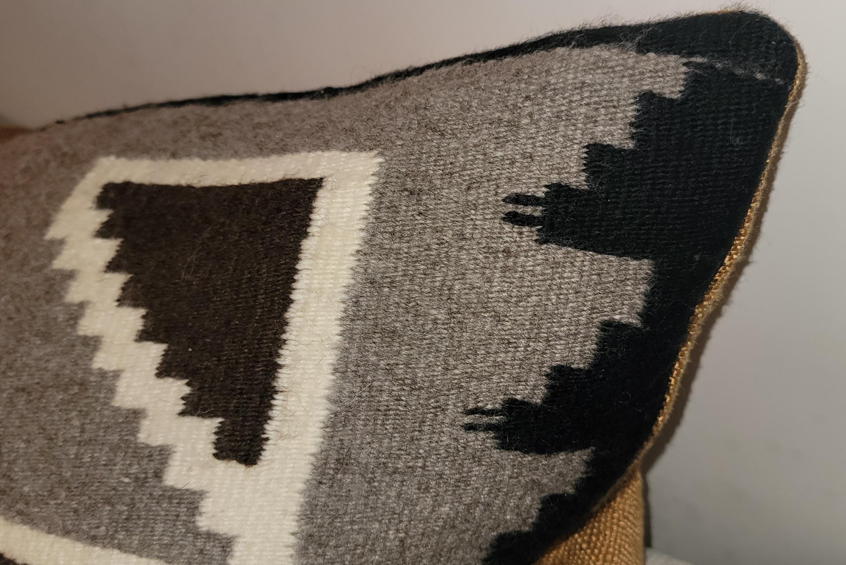 Adirondack Navajo Indian Weaving Pillow For Sale