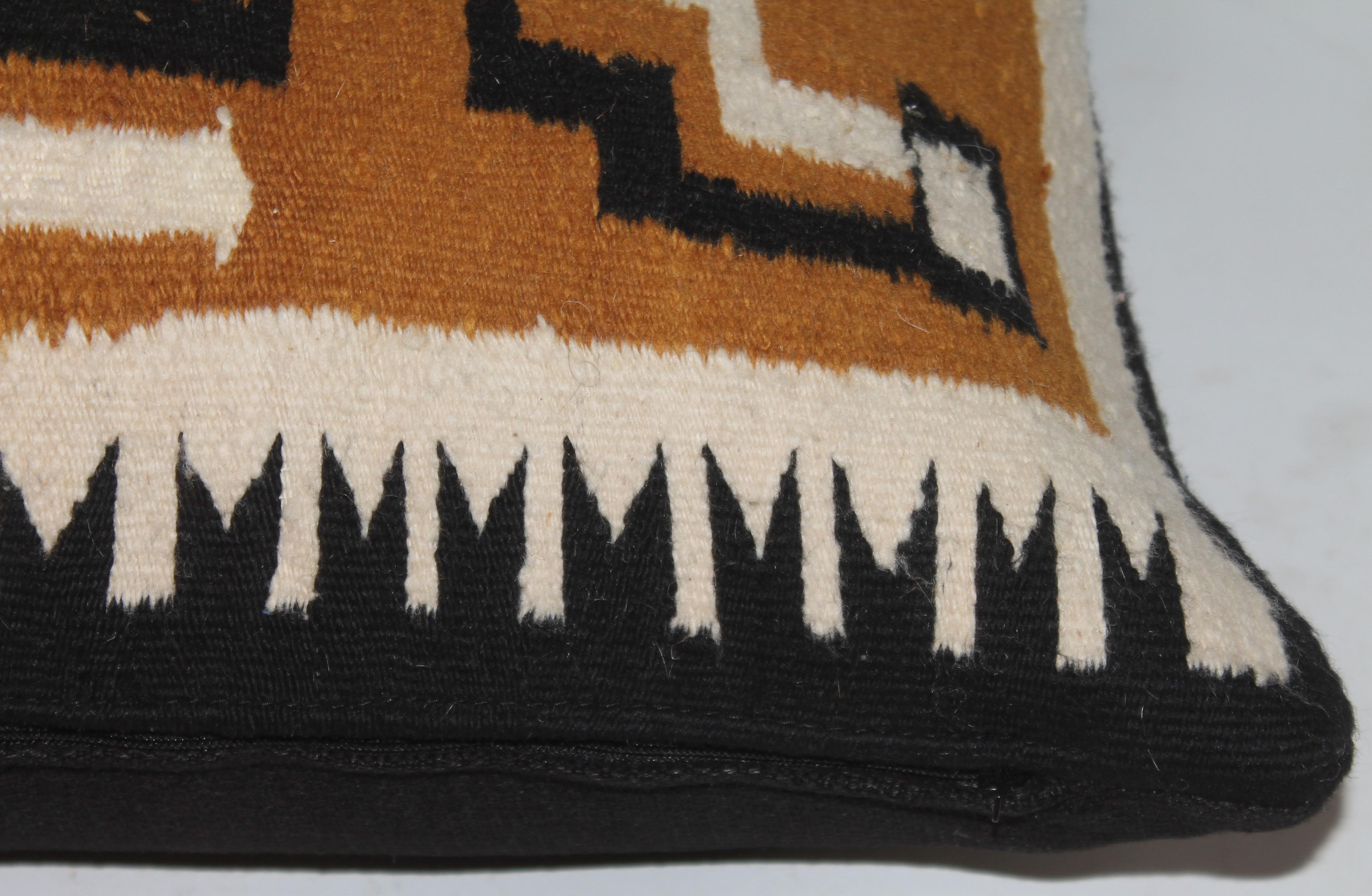 20th Century Navajo Indian Weaving Pillow For Sale