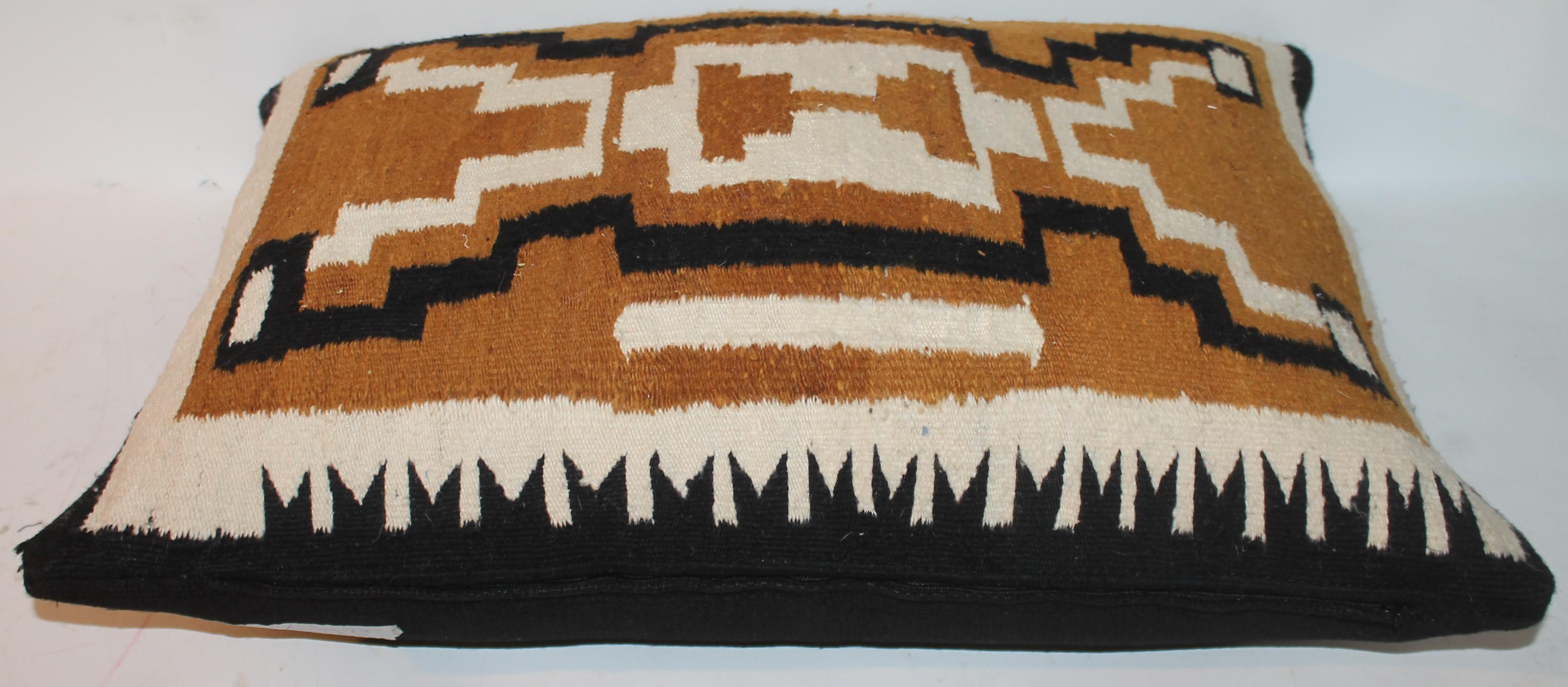 Wool Navajo Indian Weaving Pillow For Sale