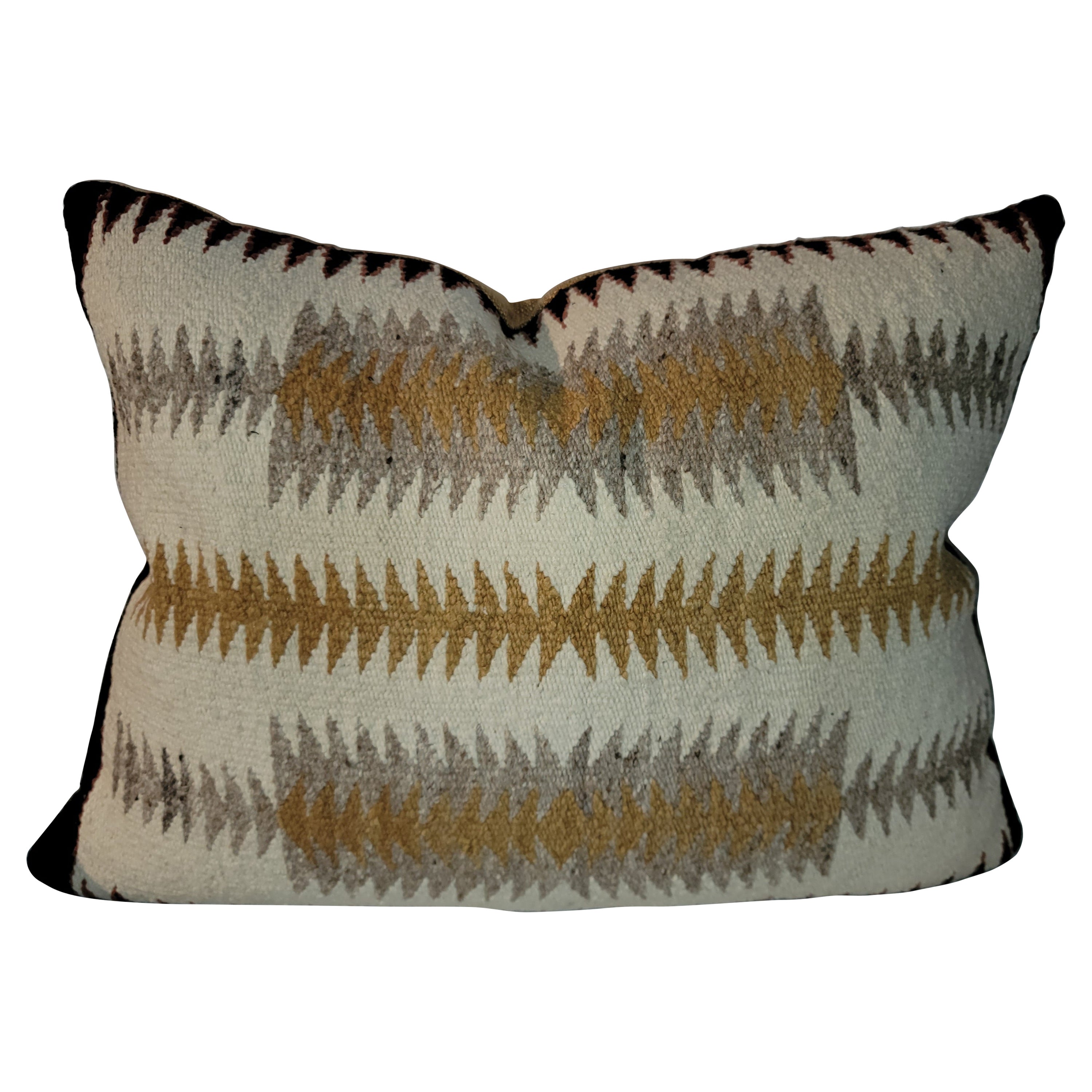 Navajo Indian Weaving Pillow