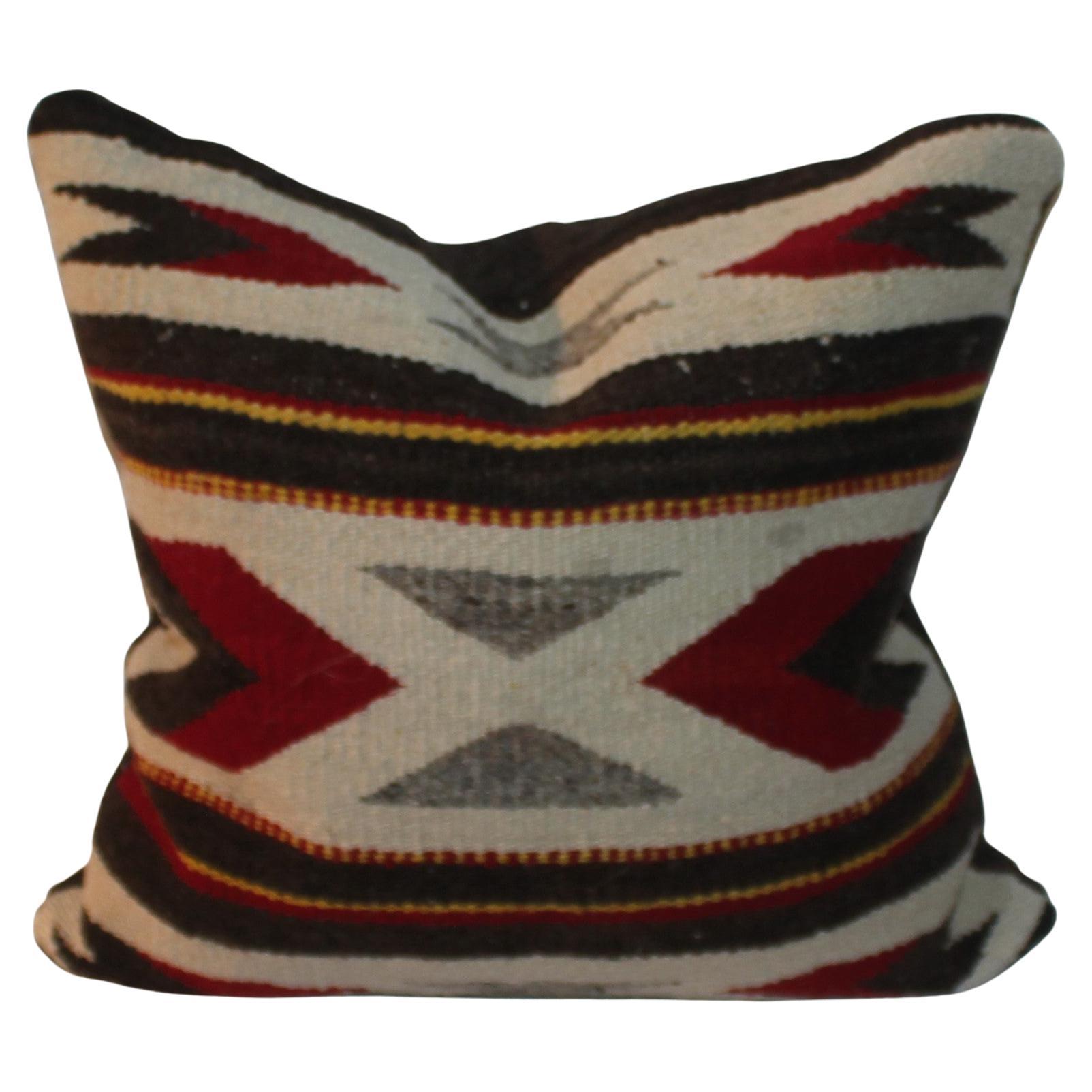 Navajo Indian Weaving Pillow
