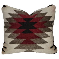 Used Navajo Indian Weaving Pillow