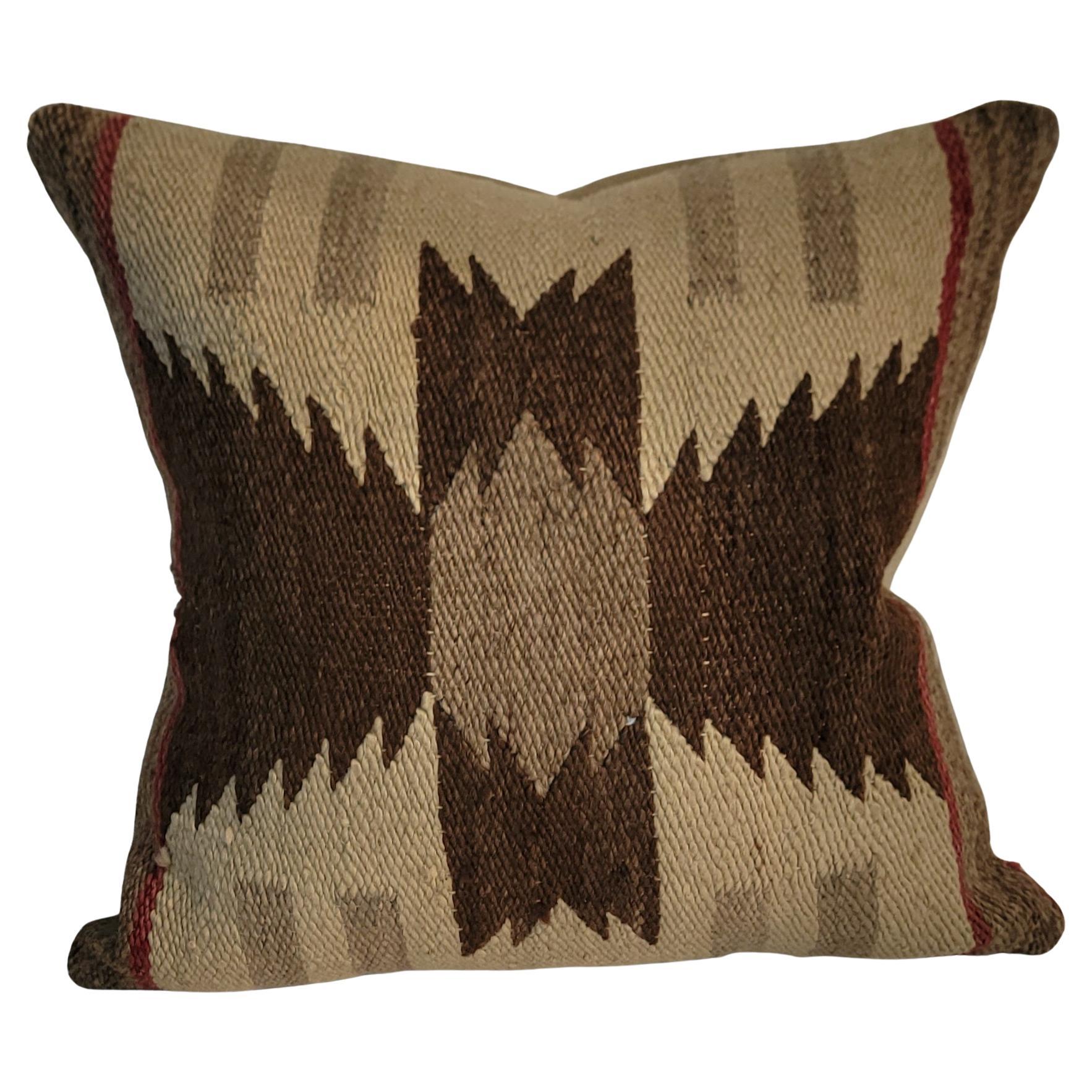 Navajo Indian Weaving Pillow For Sale