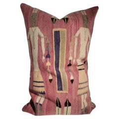 Navajo Indian Weaving Pillow Yei