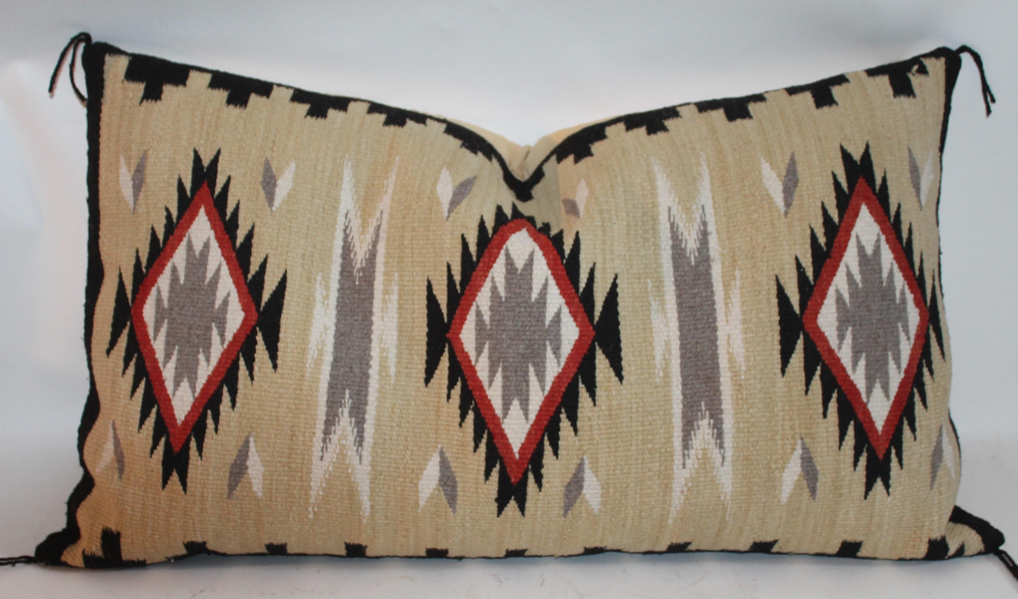 Hand-Woven Navajo Indian Weaving Pillows, Collection of Five