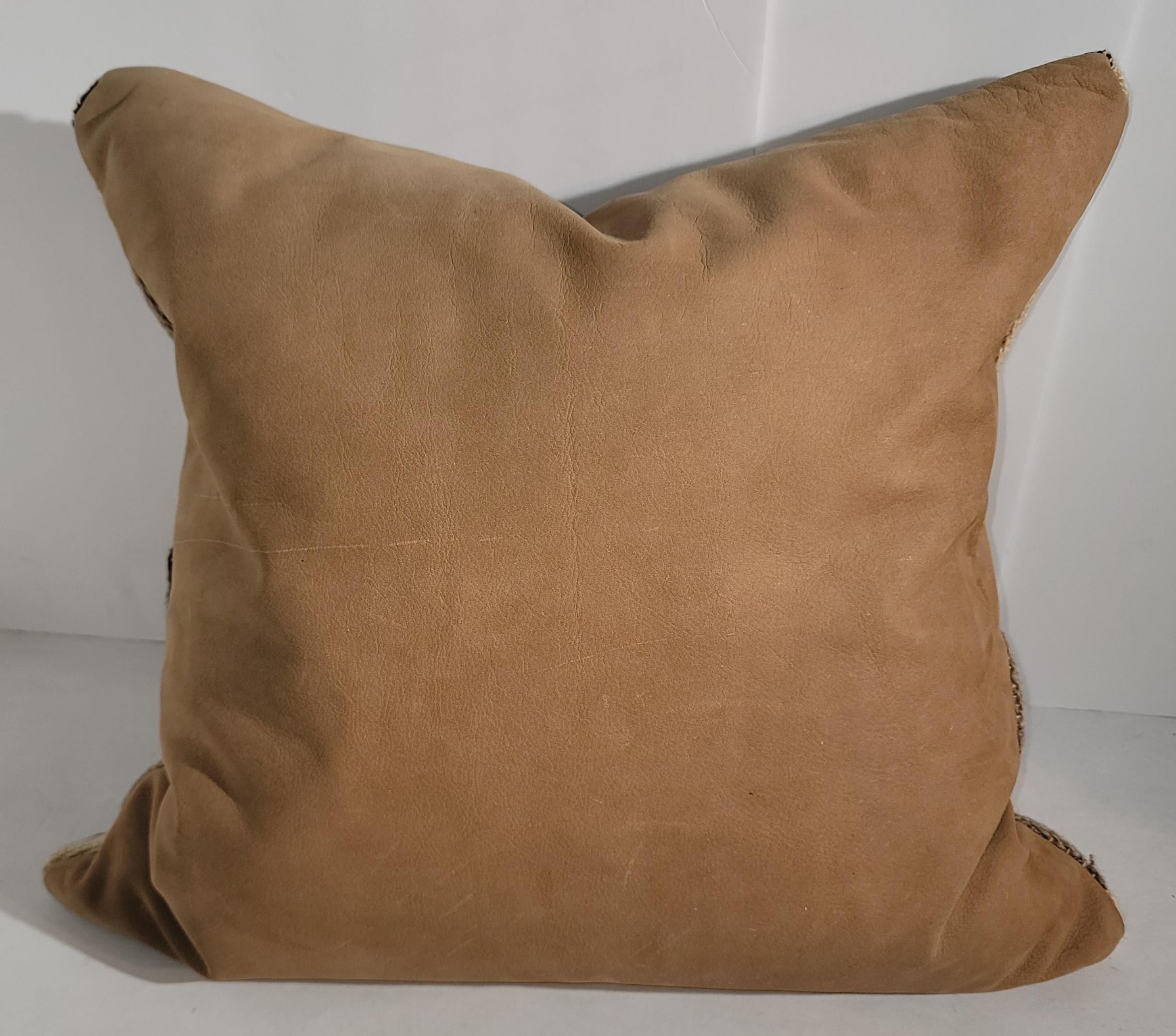 Wool Navajo Indian Weaving Pillows, Collection of Three Pillows For Sale