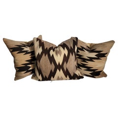 Navajo Indian Weaving Pillows, Collection of Three Pillows