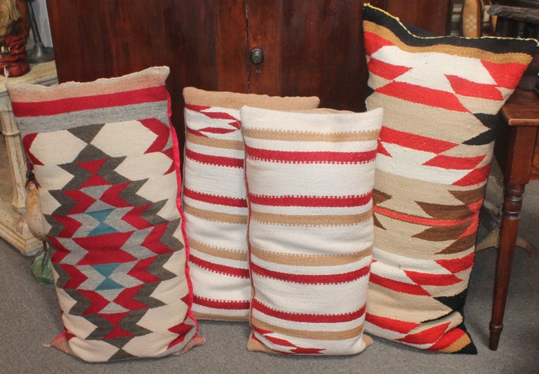 Hand-Crafted Navajo Indian Weaving Pillows /Individually