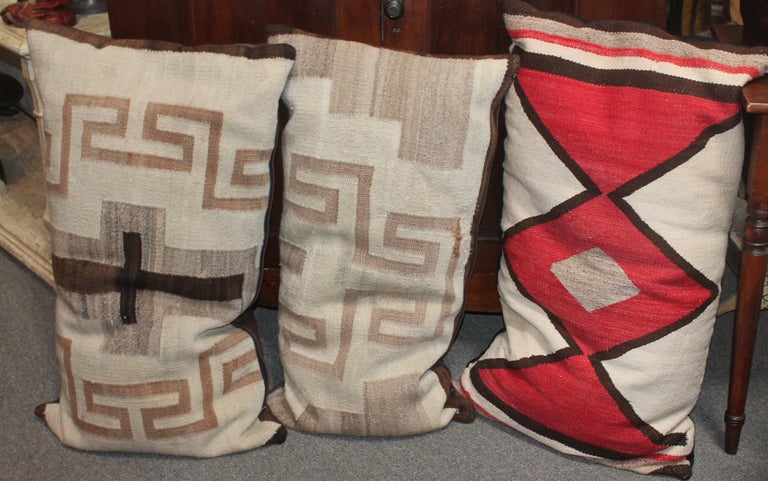 Navajo Indian Weaving Pillows /Individually In Good Condition In Los Angeles, CA