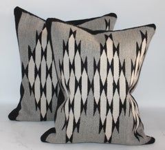 Navajo Indian Weaving Pillows, Pair