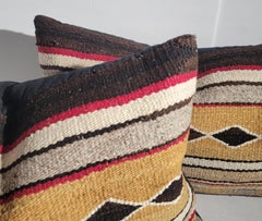 Navajo Indian Weaving Pillows -Pair