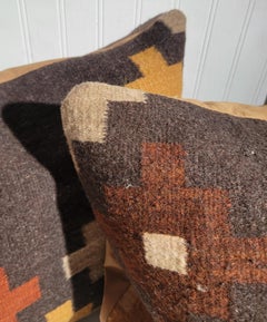 Navajo Indian Weaving Pillows -Pair