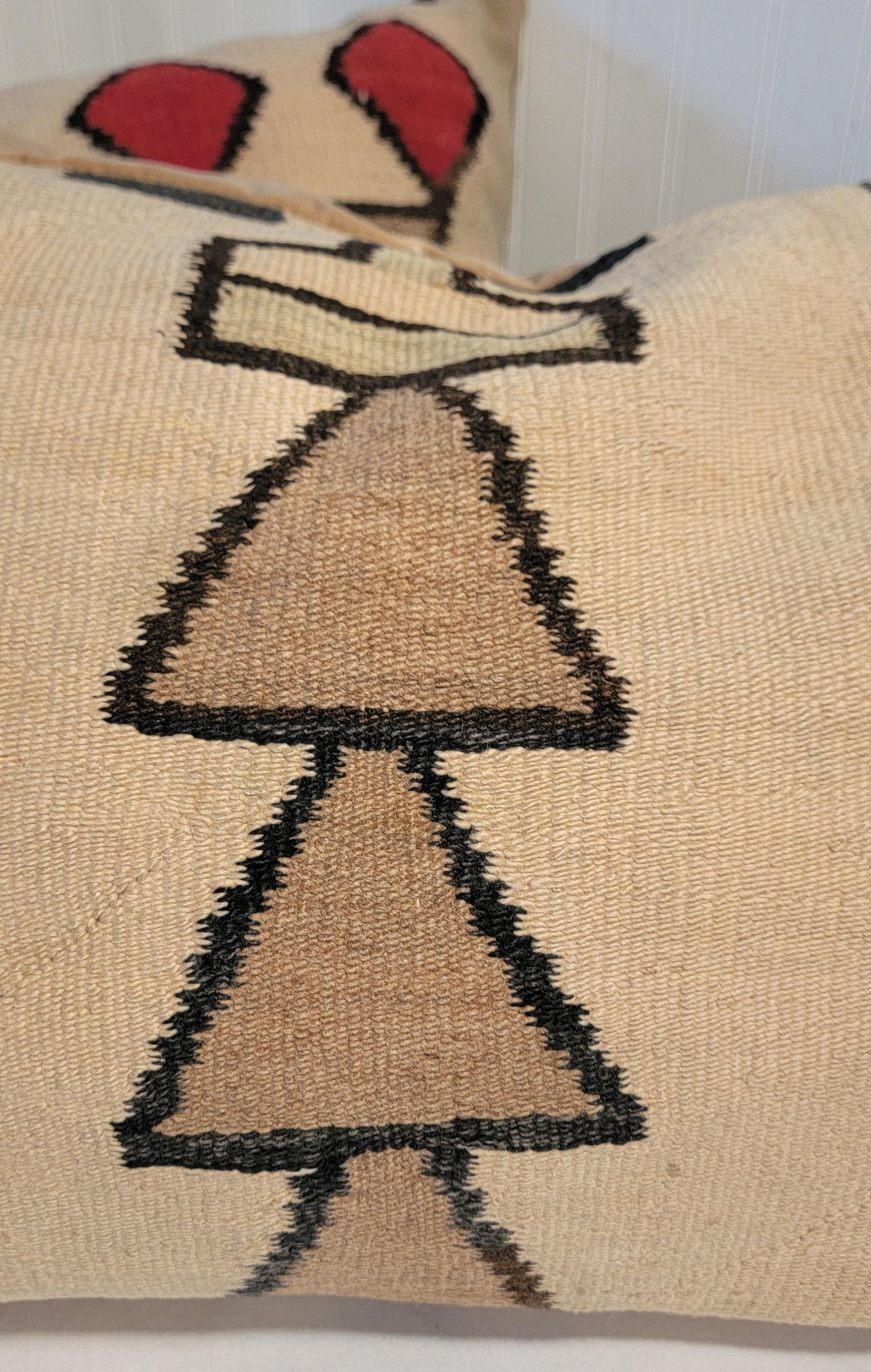 Fatto a mano Cuscini di tessitura indiana Navajo - Coppia in vendita