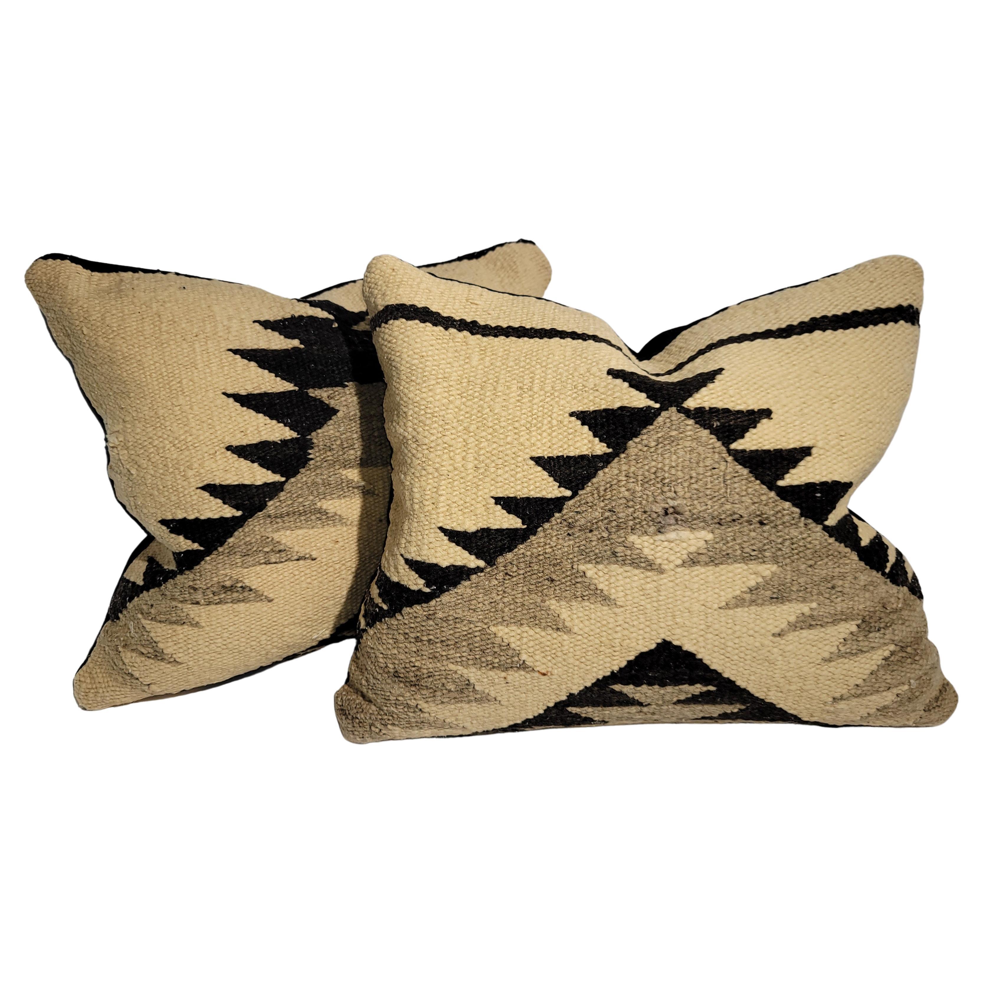 Oreillers Navajo Indian Weaving - Paire