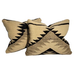 Navajo Indian Weaving Pillows -Pair