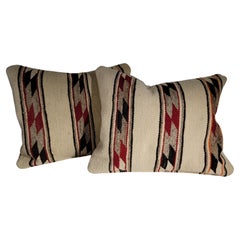 Navajo Indian Weaving Pillows -Pair
