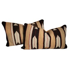 Navajo Indian Weaving Pillows -Pair
