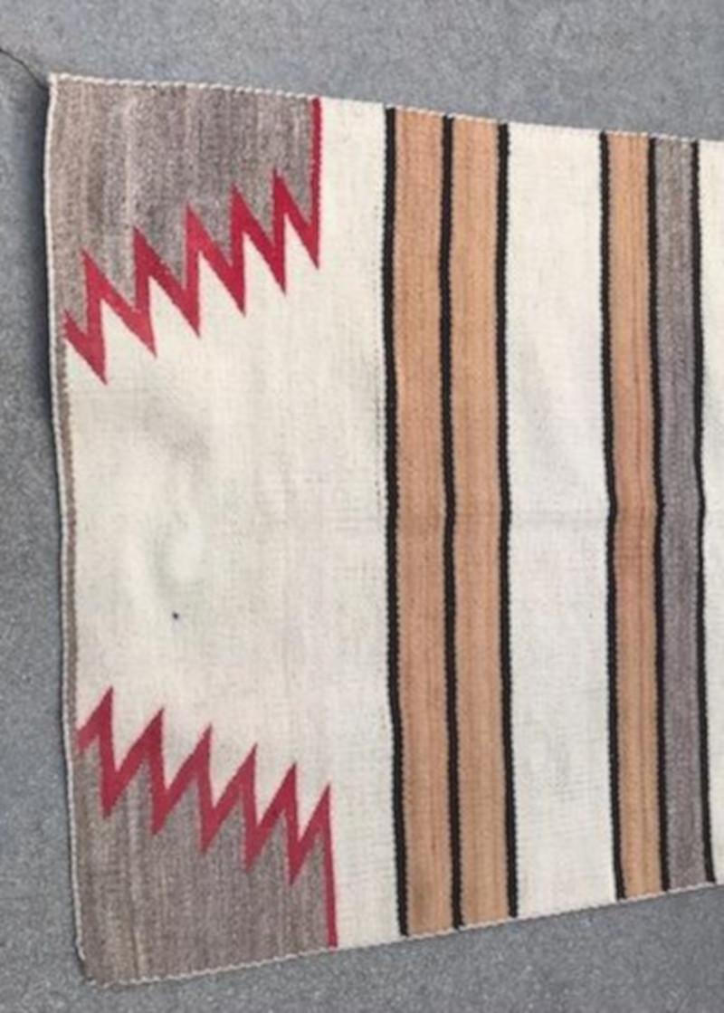 Adirondack Navajo Indian Weaving / Saddle Blanket