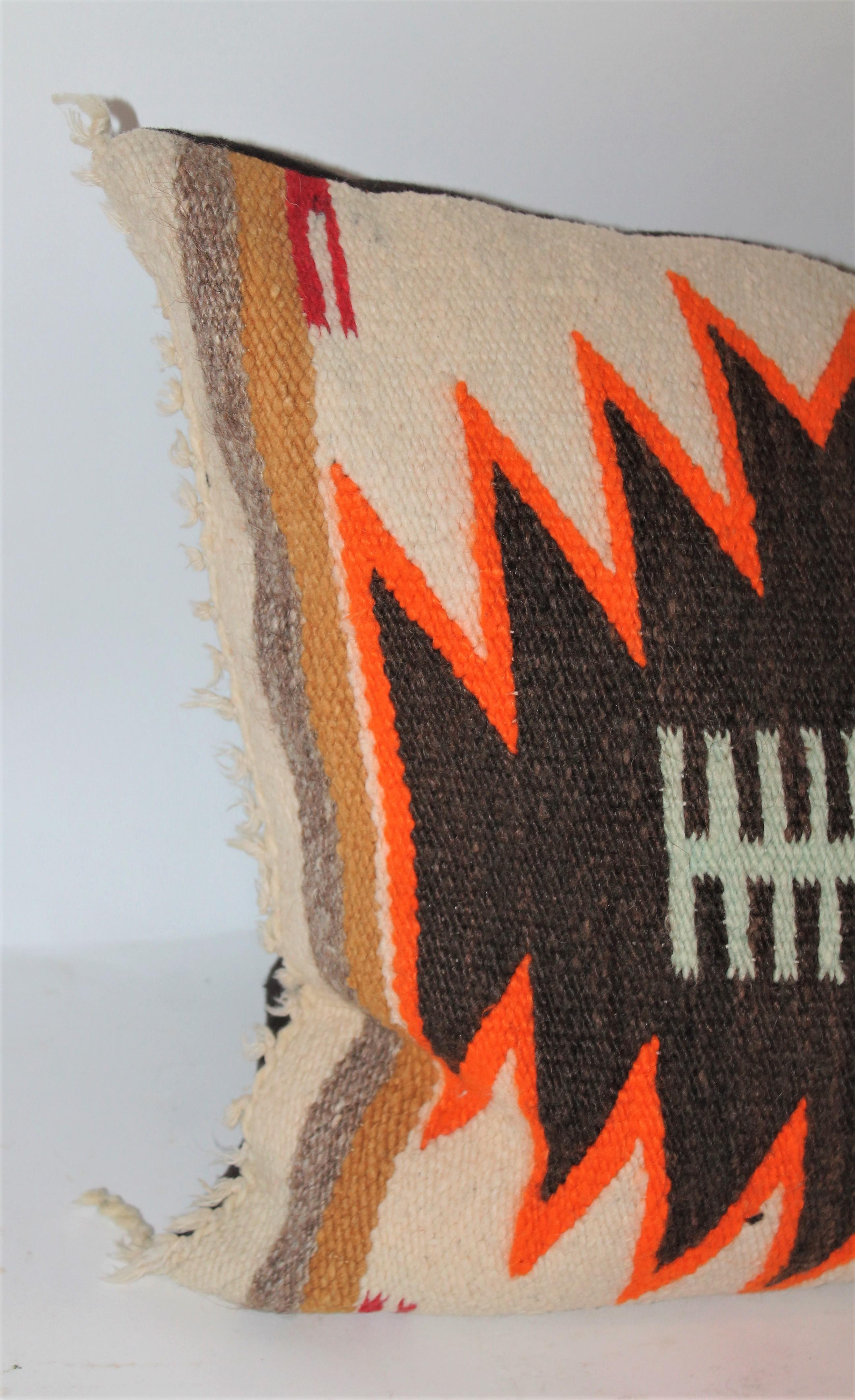 Adirondack Navajo Indian Weaving Saddle Blanket Pillows, 2
