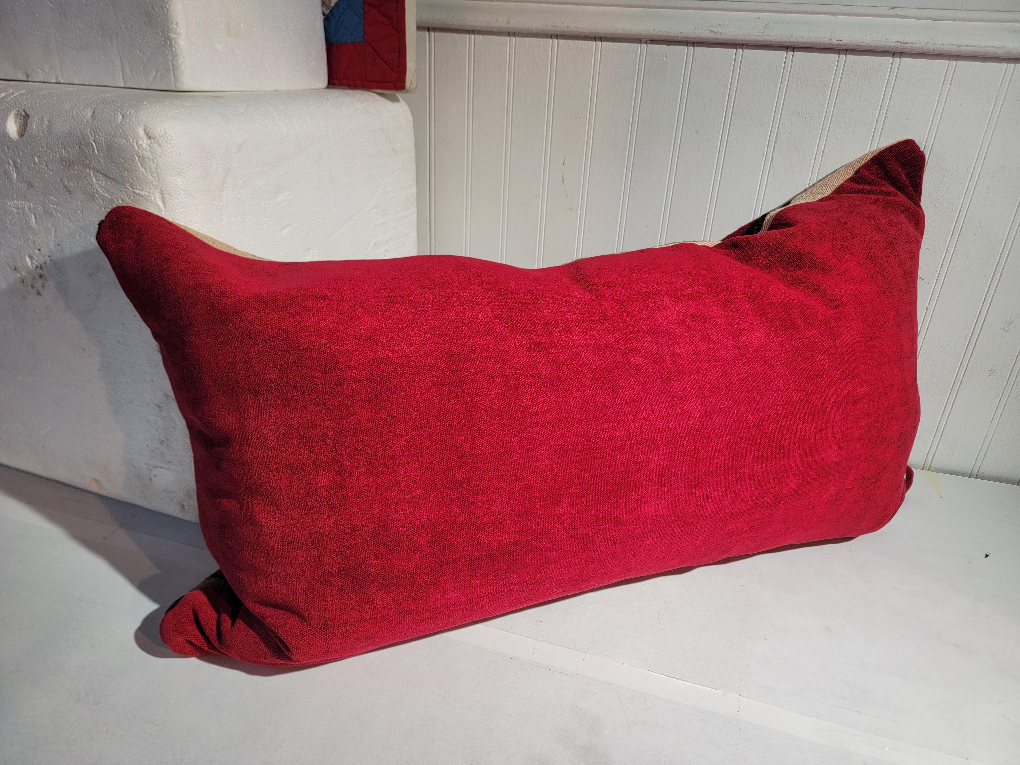 Navajo Indian Weaving Saddle Blanket Pillows (20. Jahrhundert) im Angebot