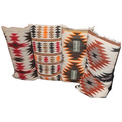 Navajo Indian Weaving  Saddle Blanket  Pillows